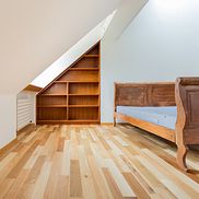 Laminated flooring loft space